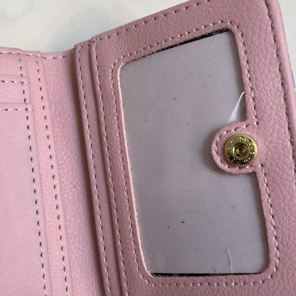 Betsey Johnson Luv Betsey Snap Card Wallet Pink Ditsy Floral Print NWT - Picture 10 of 13